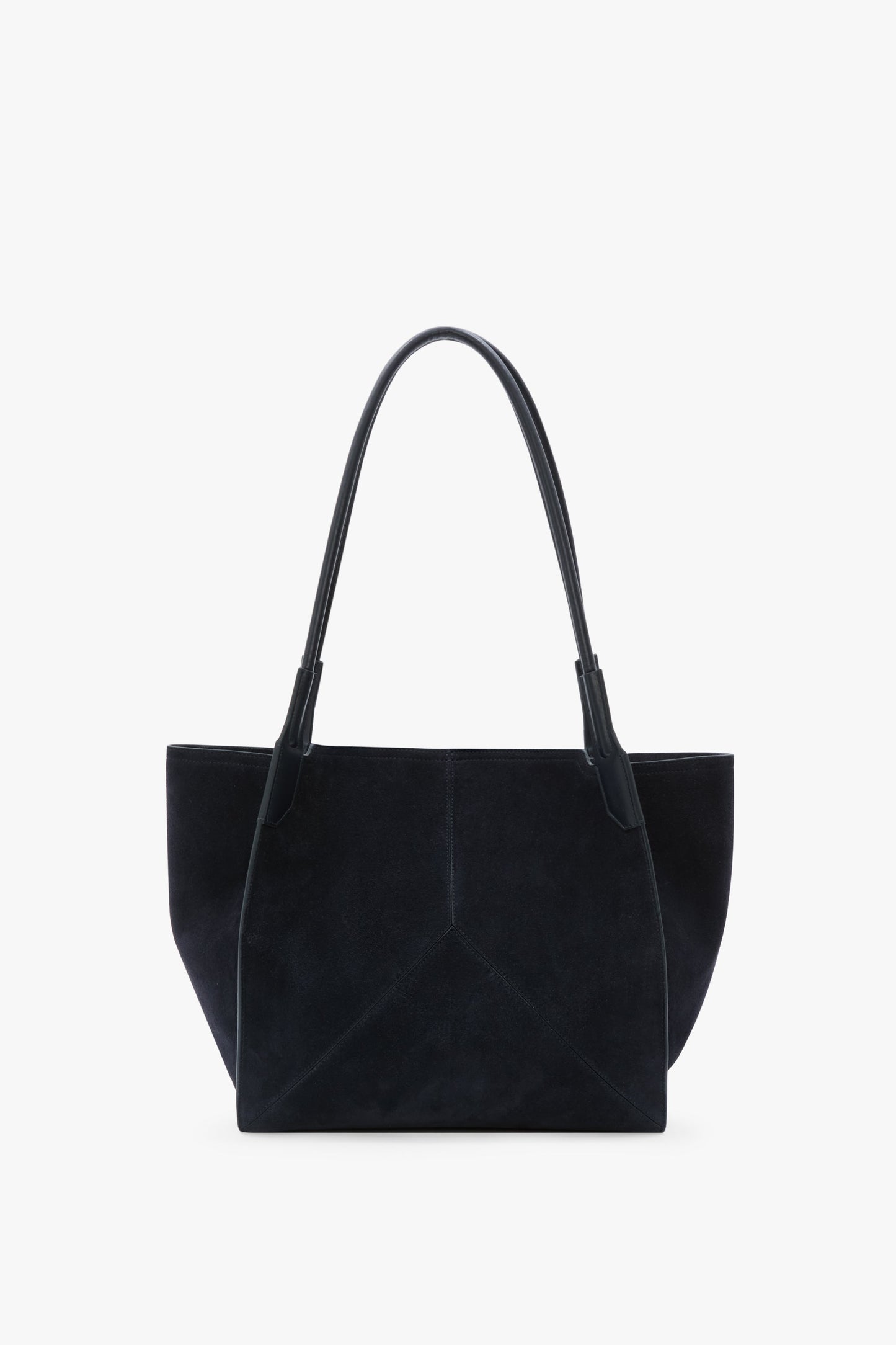 Victoria Tote In Navy Suede