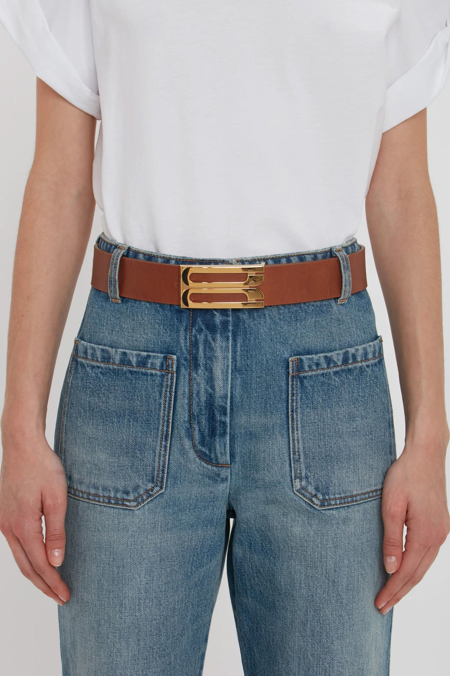 Jumbo Dorian Belt In Tan Leather