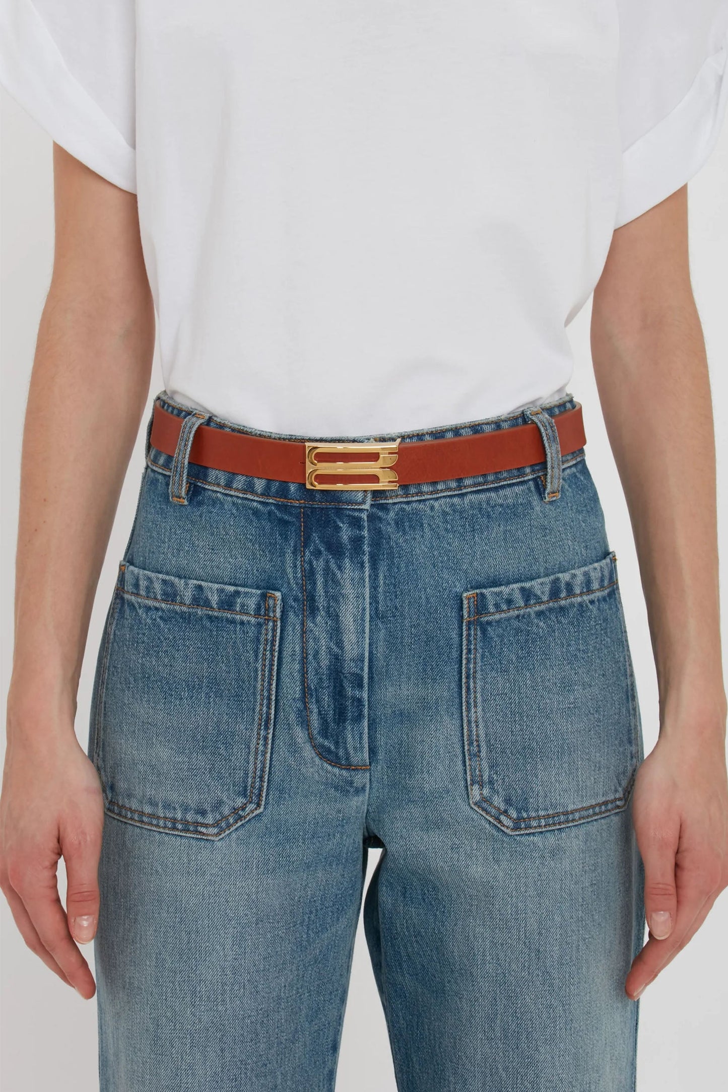 Regular Dorian Belt In Tan Smooth Leather