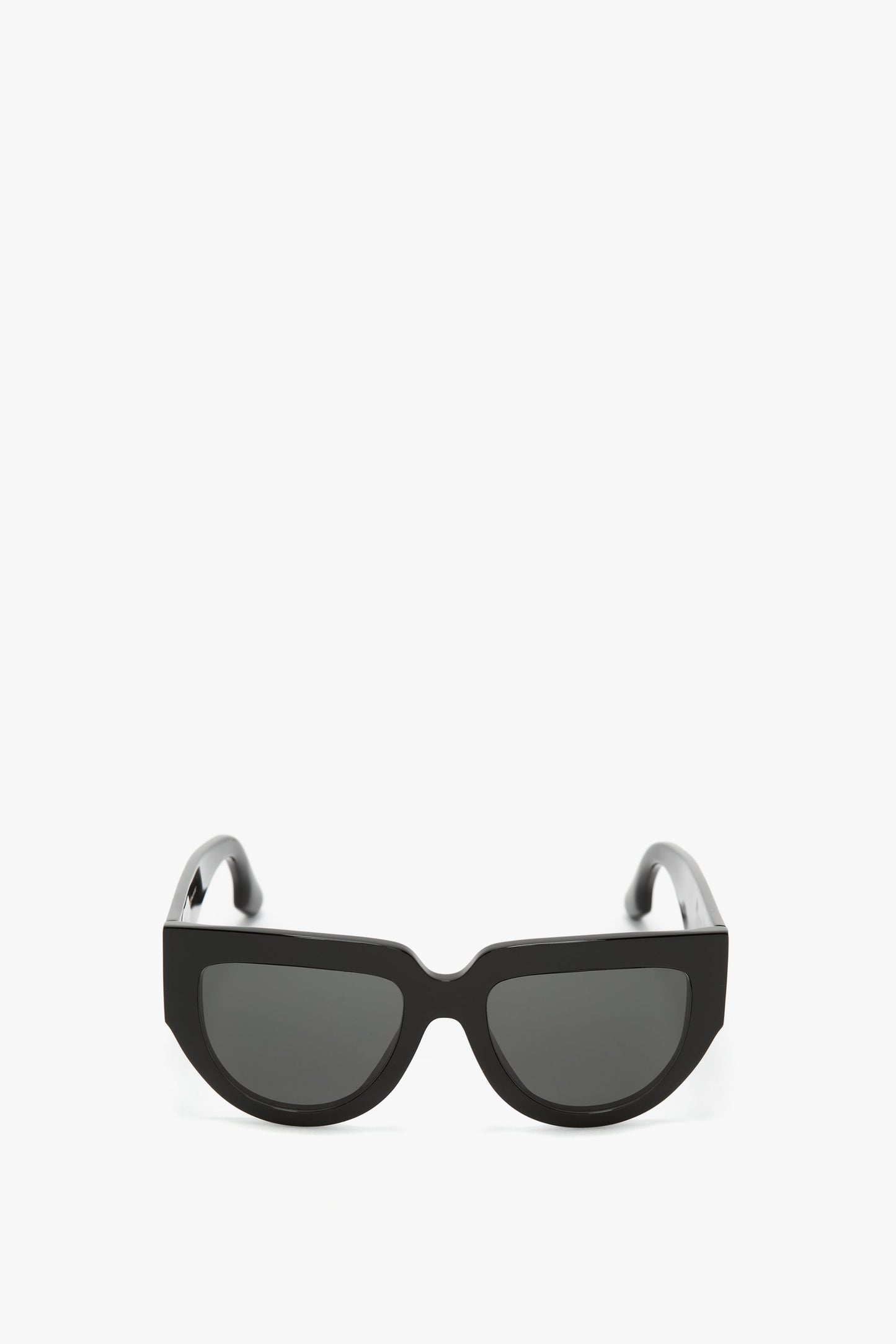 Soft Square Acetate Sunglasses In Black