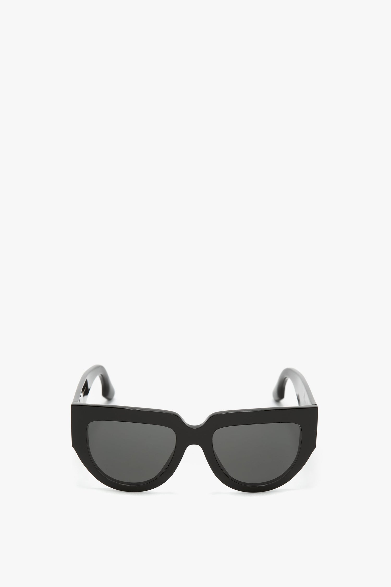 Soft Square Acetate Sunglasses In Black