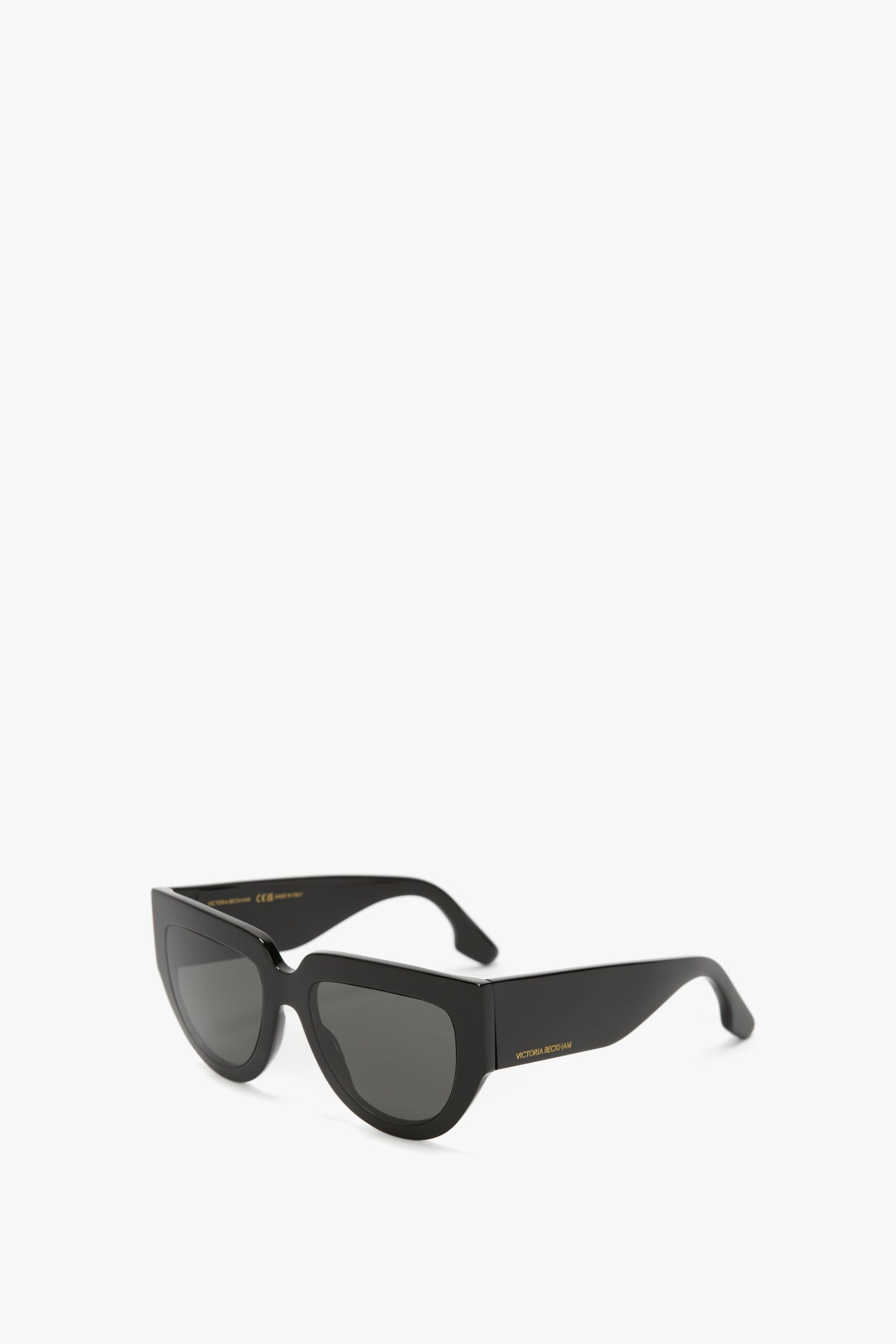 Soft Square Acetate Sunglasses In Black