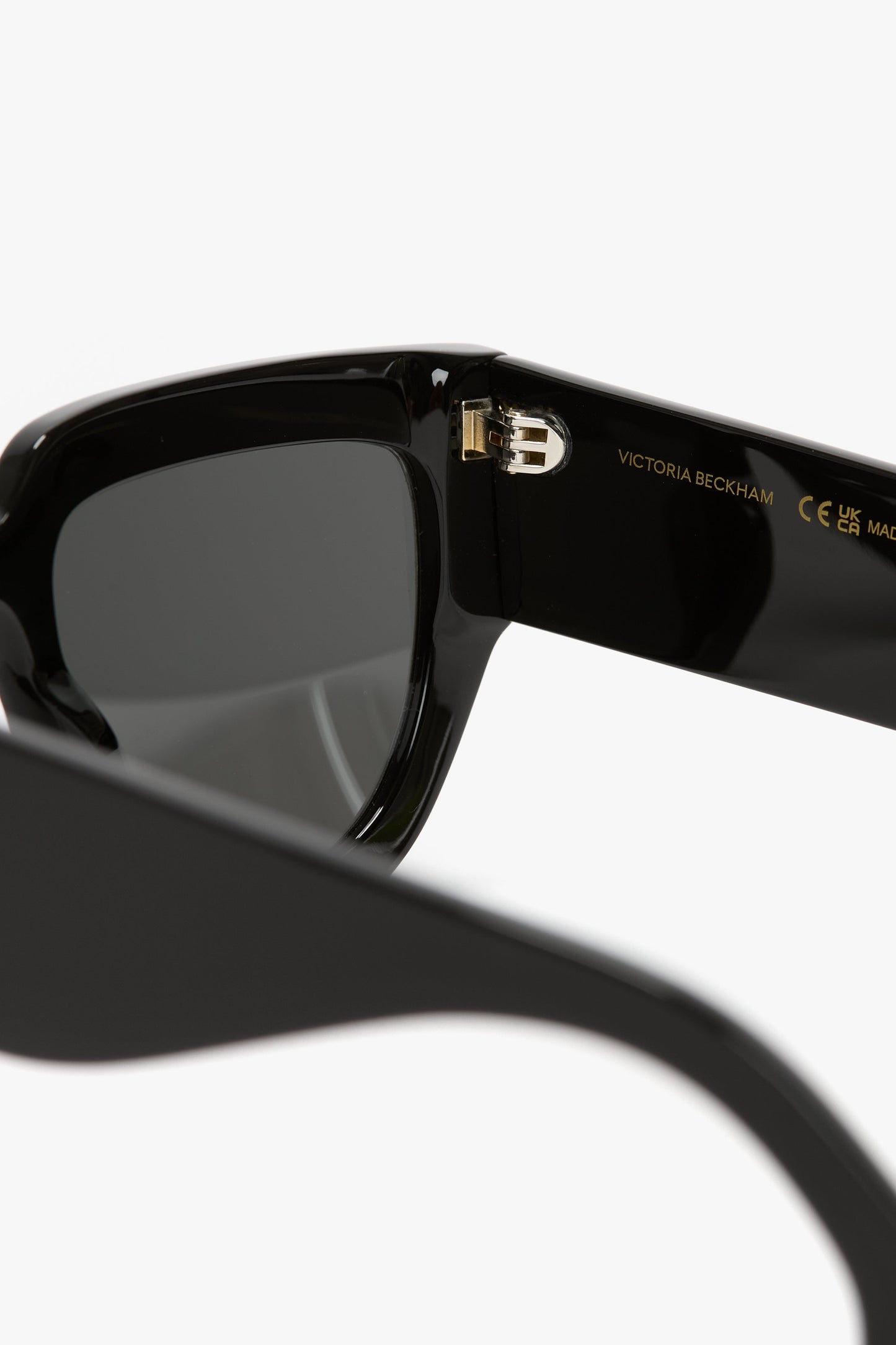 Soft Square Acetate Sunglasses In Black