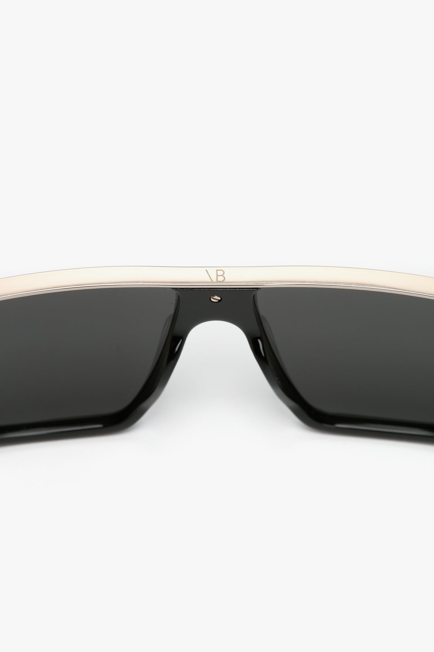 Flat Top Visor Sunglasses In Black