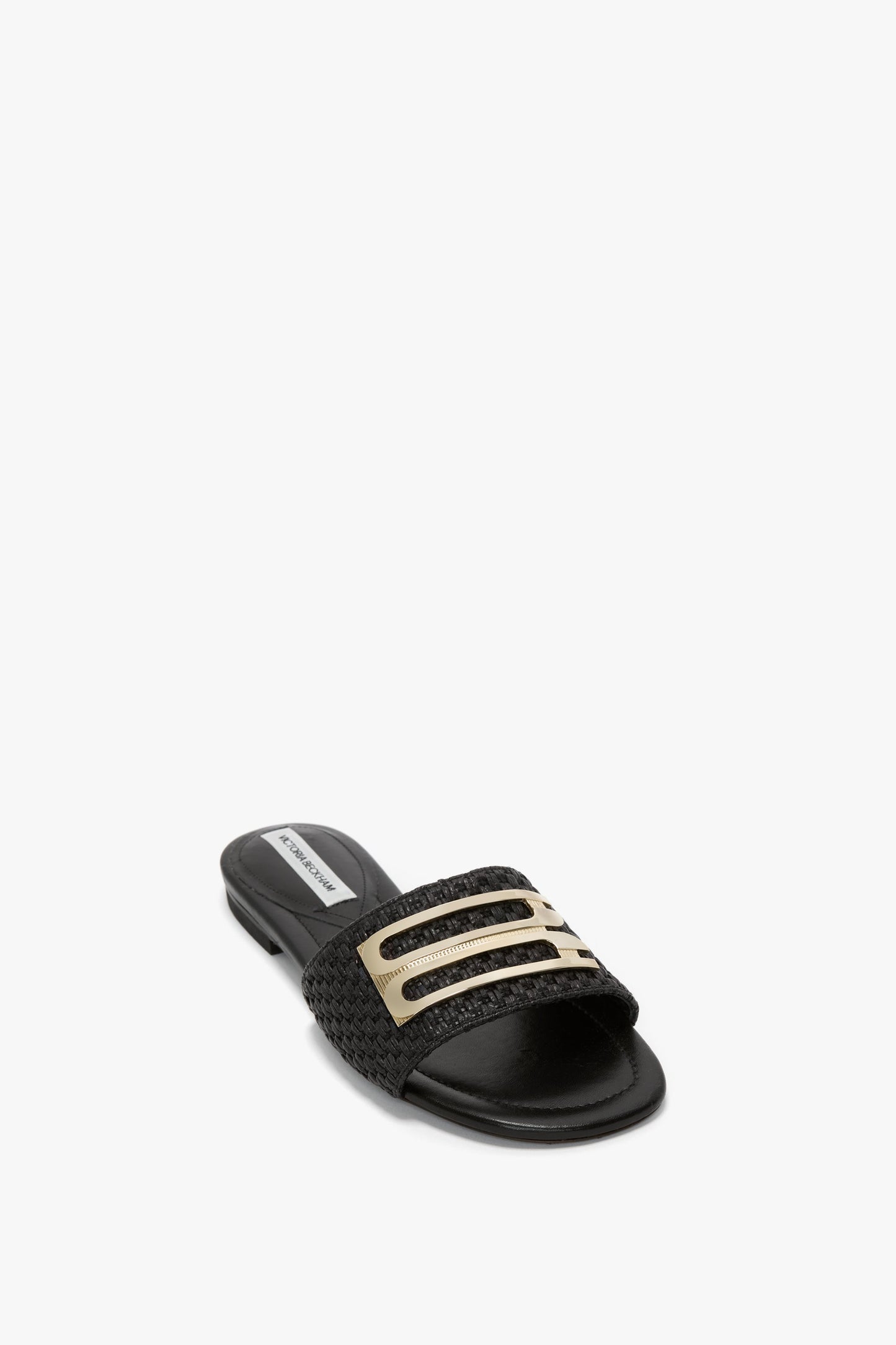 Dorian Slide In Black Leather