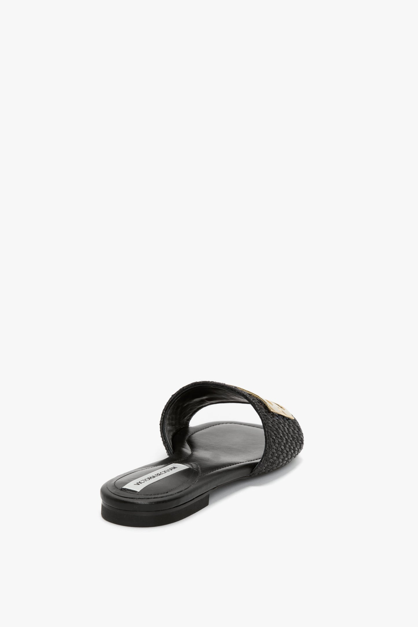 Dorian Slide In Black Leather