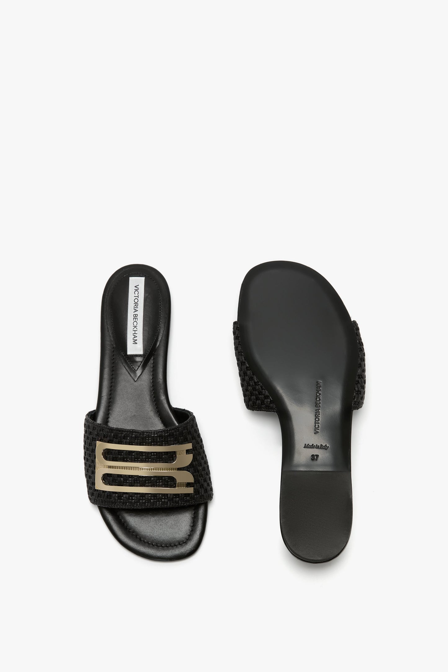Dorian Slide In Black Leather