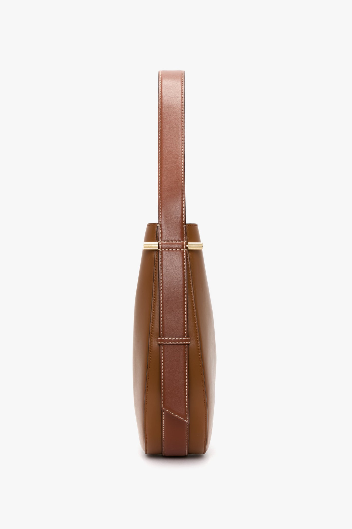 Dia Hobo Bag In Tan Smooth Leather