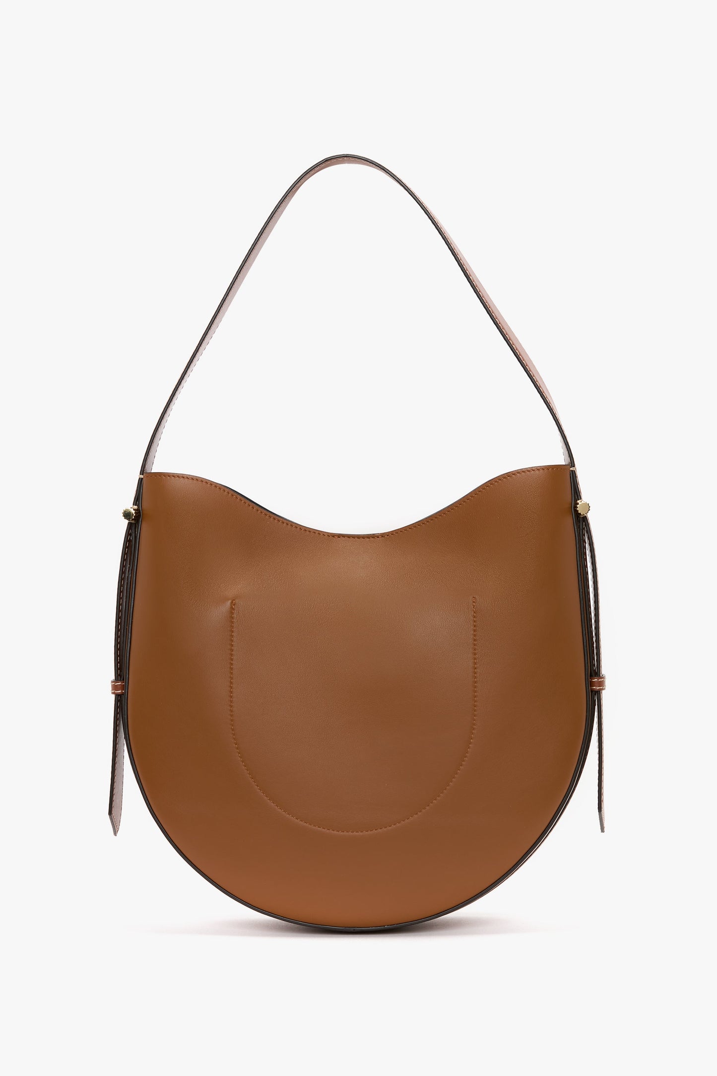 Dia Hobo Bag In Tan Smooth Leather