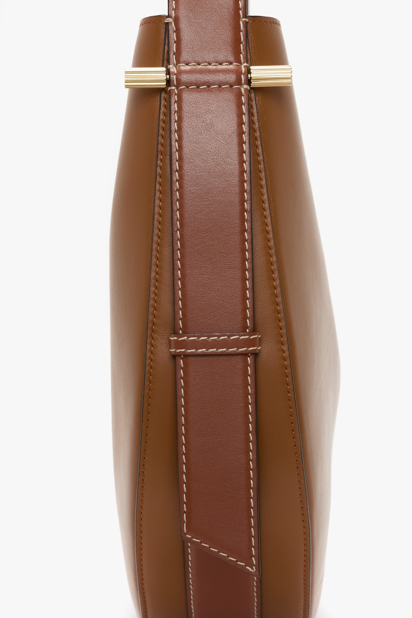 Dia Hobo Bag In Tan Smooth Leather