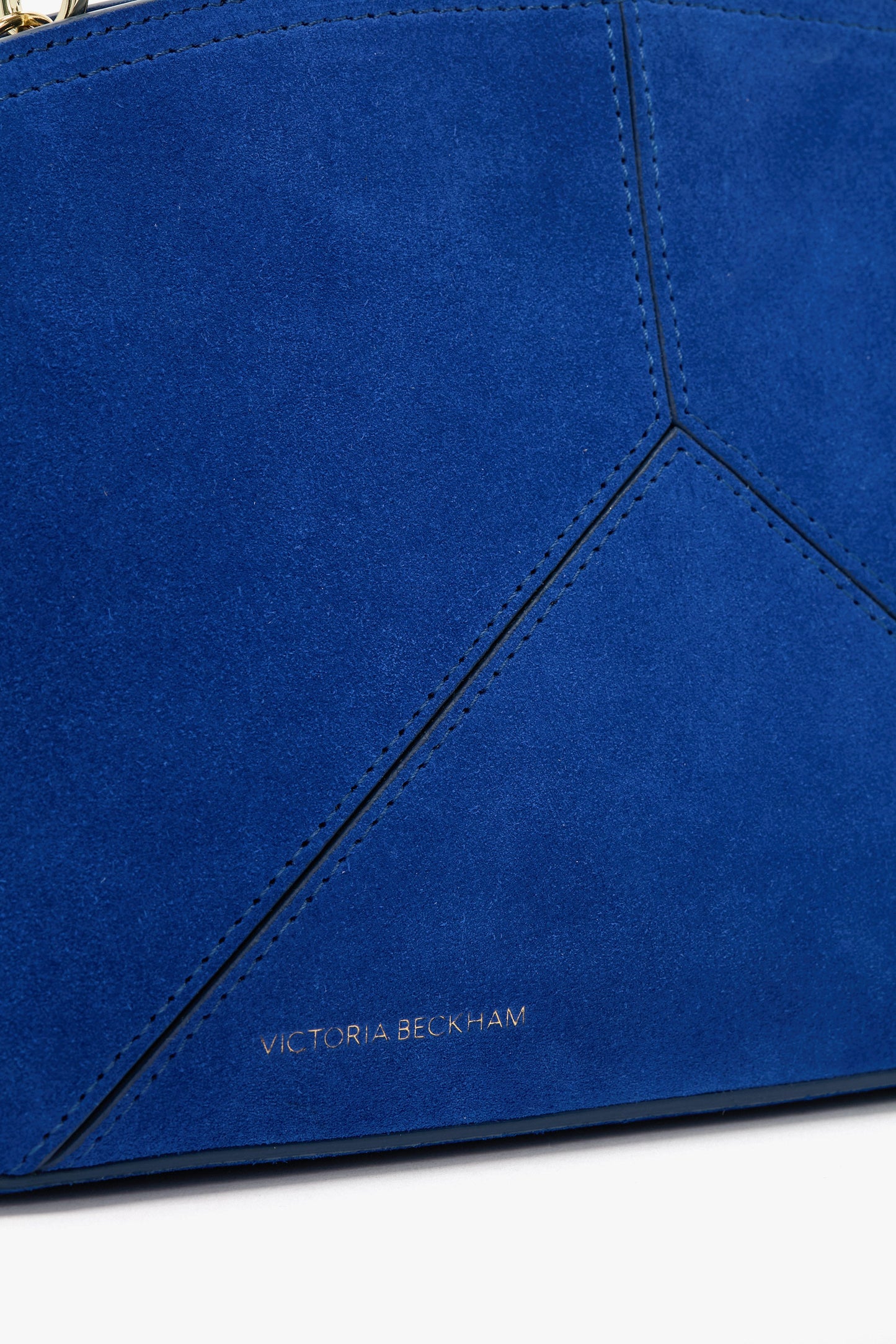 Victoria Crossbody Bag In Sapphire Blue Suede