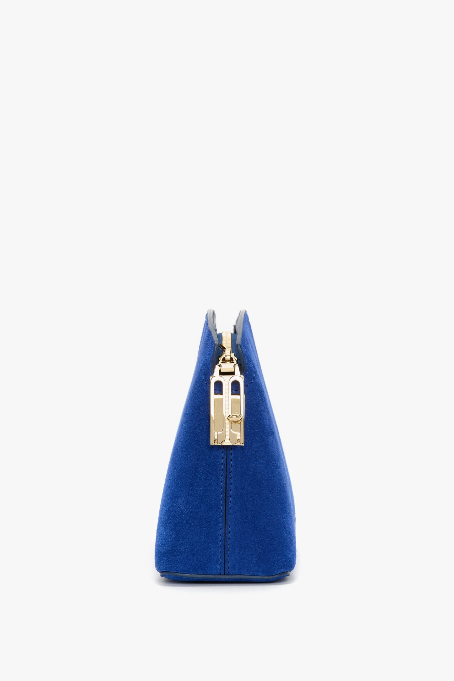 Victoria Crossbody Bag In Sapphire Blue Suede