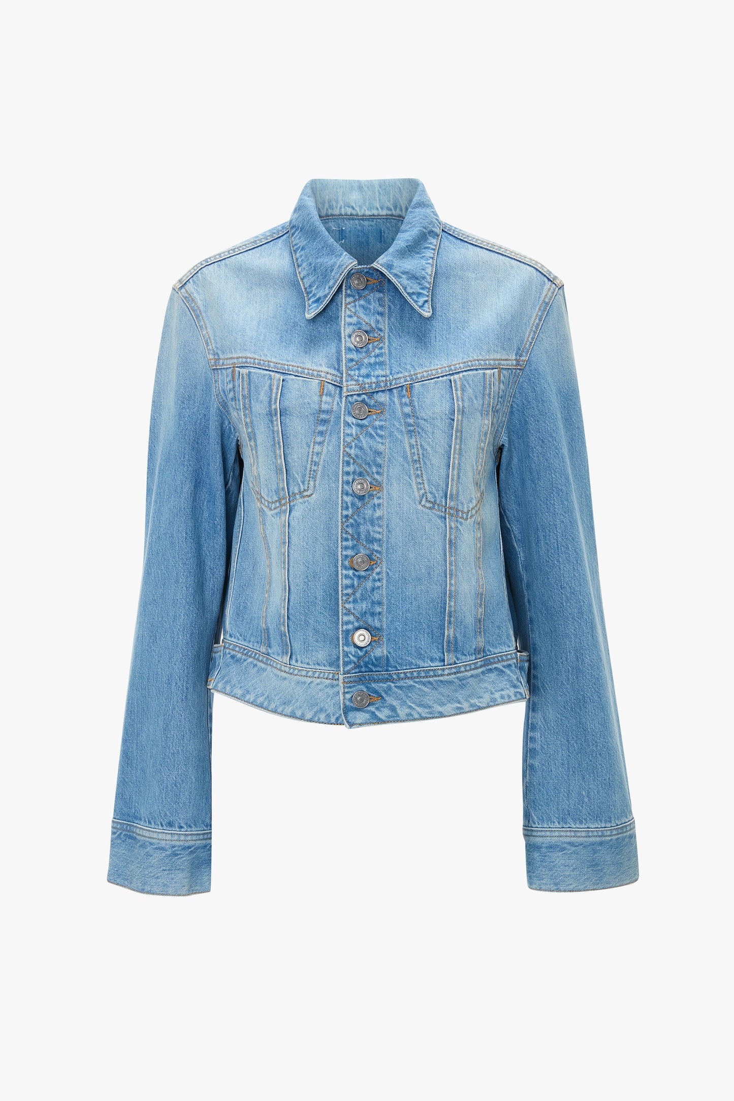 Denim Jacket In Light Blue Wash