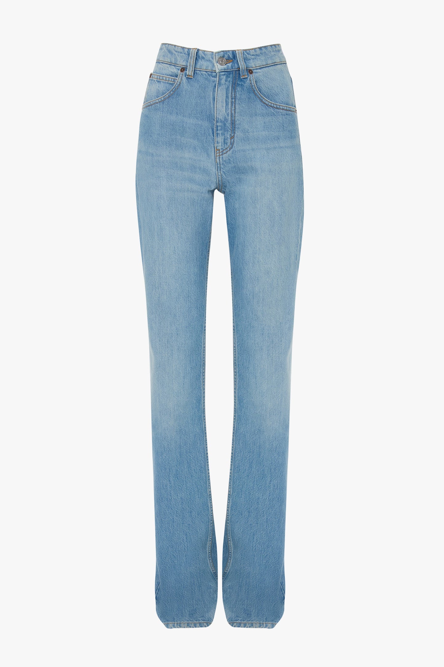 Julia Stretch High Waisted Jean In Light Blue Wash