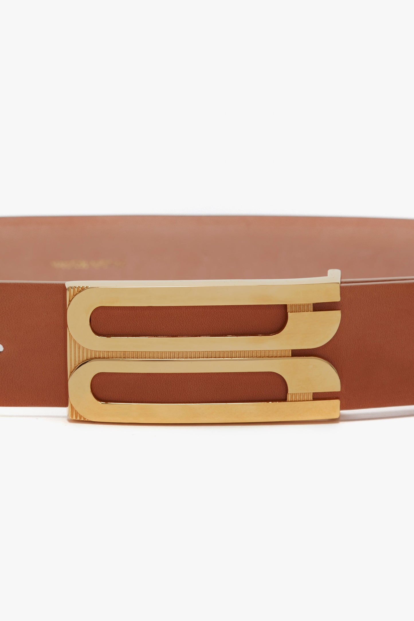 Jumbo Dorian Belt In Tan Smooth Leather