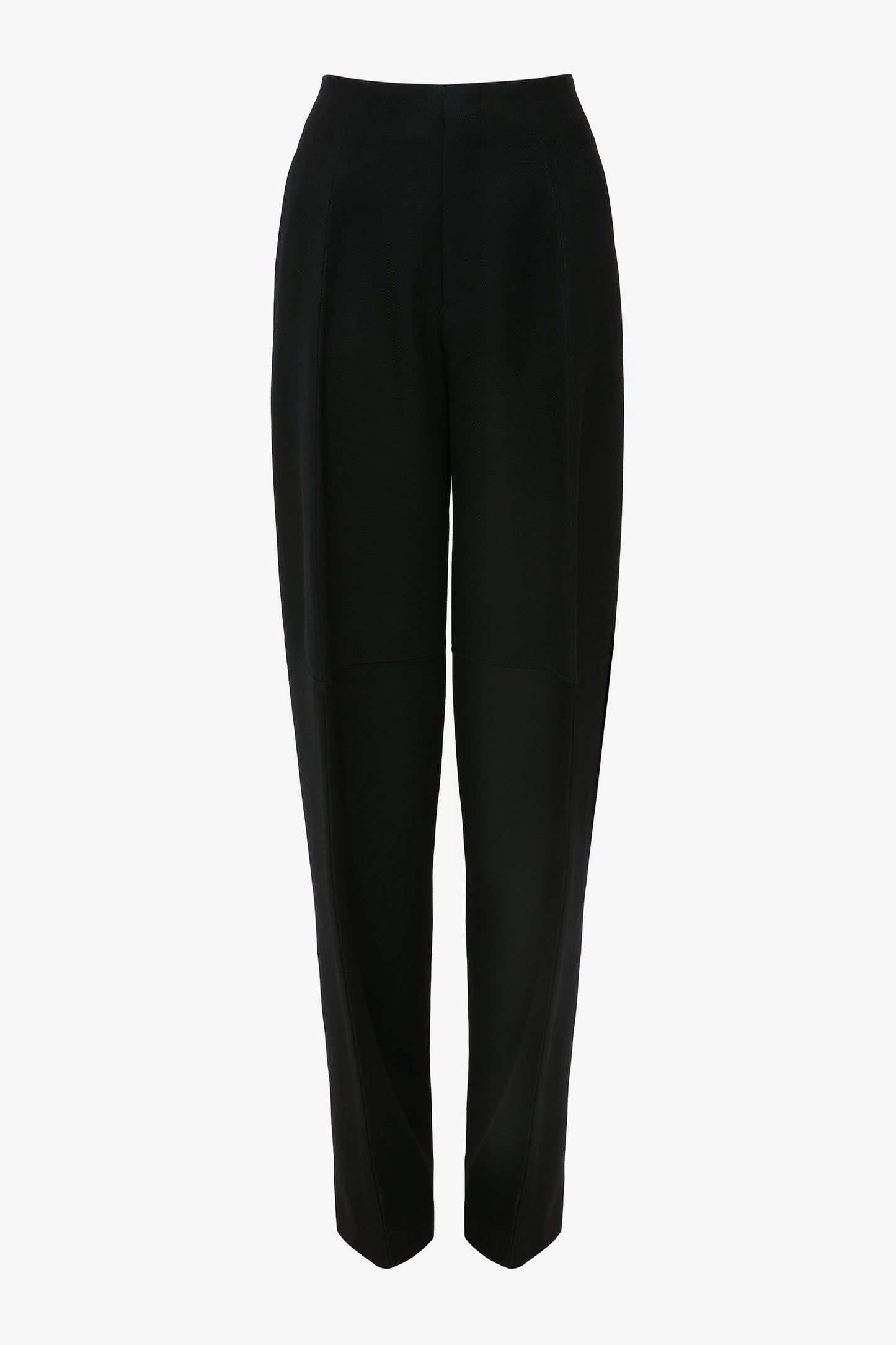 Sculptural Leg Trouser In Black