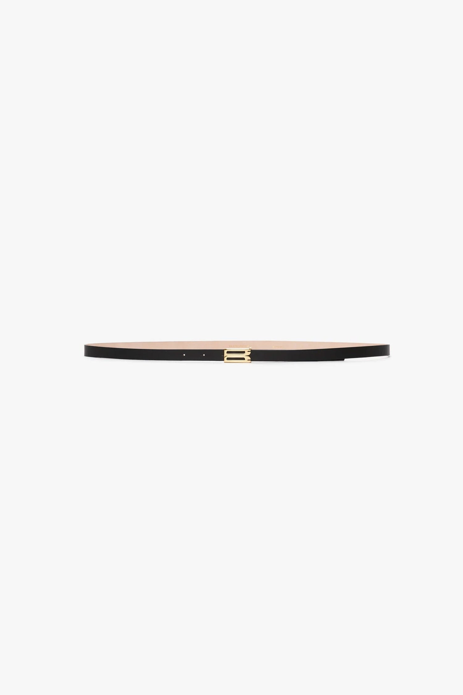 Micro Dorian Belt In Black Leather