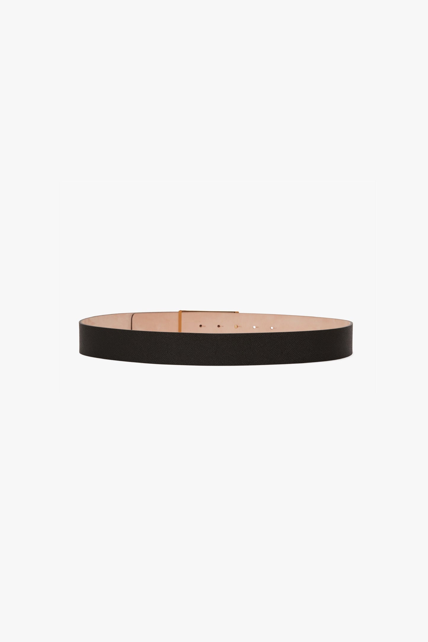 Jumbo Dorian Belt In Black Grained Leather