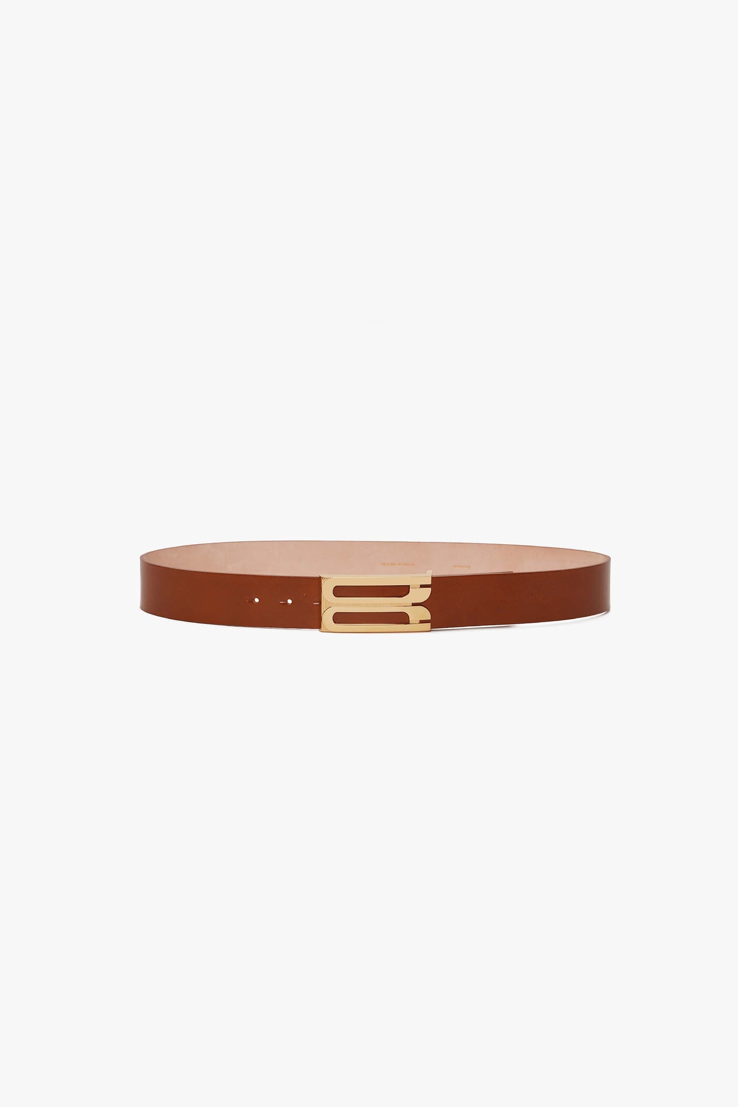 Jumbo Dorian Belt In Tan Smooth Leather