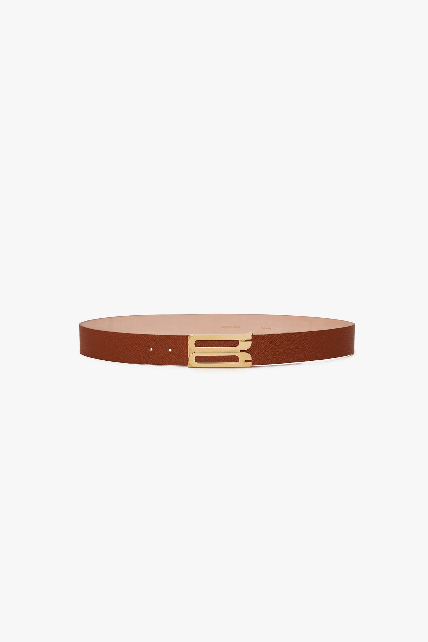 Jumbo Dorian Belt In Tan Grained Leather