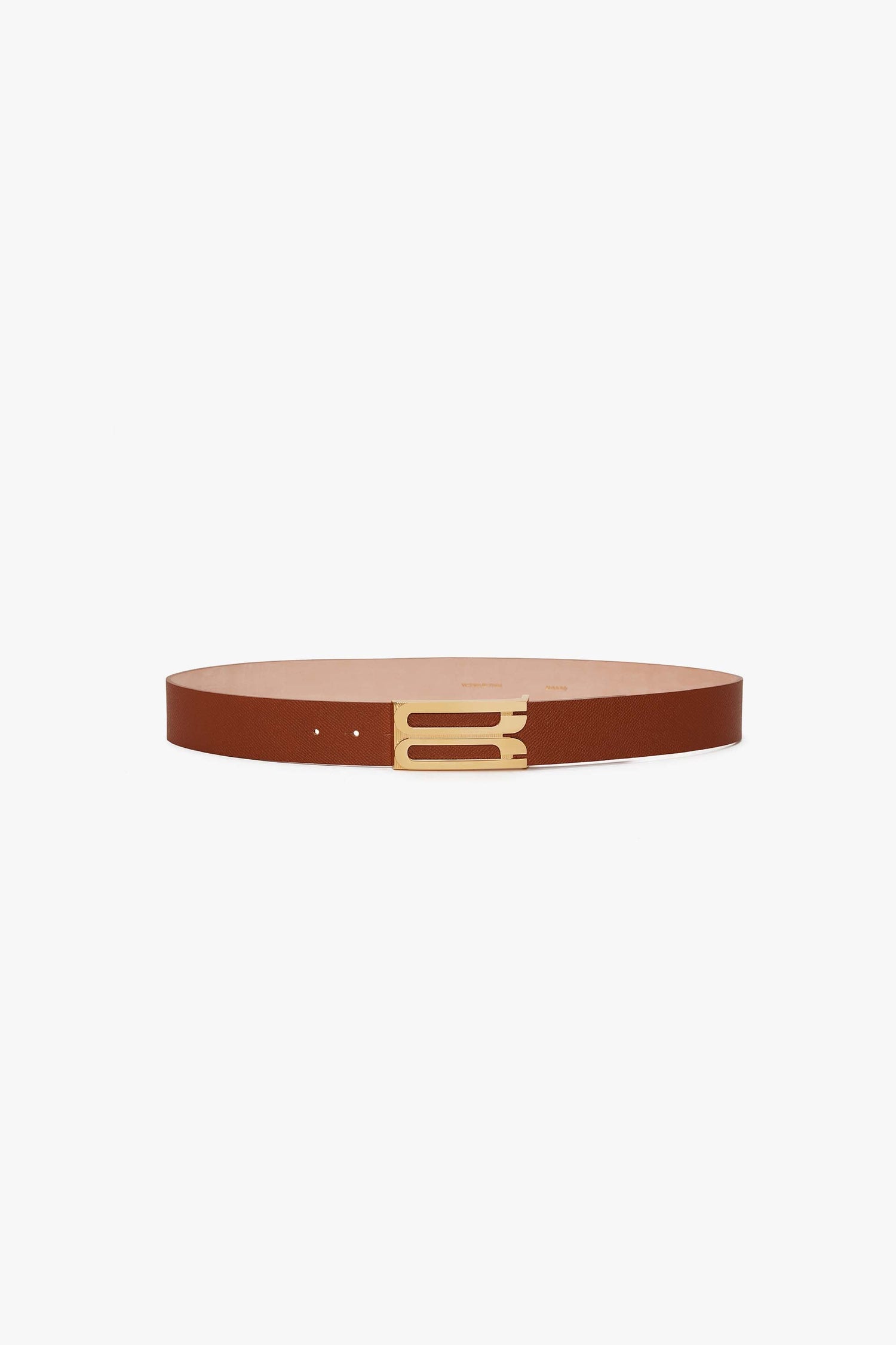 Jumbo Dorian Belt In Tan Grained Leather