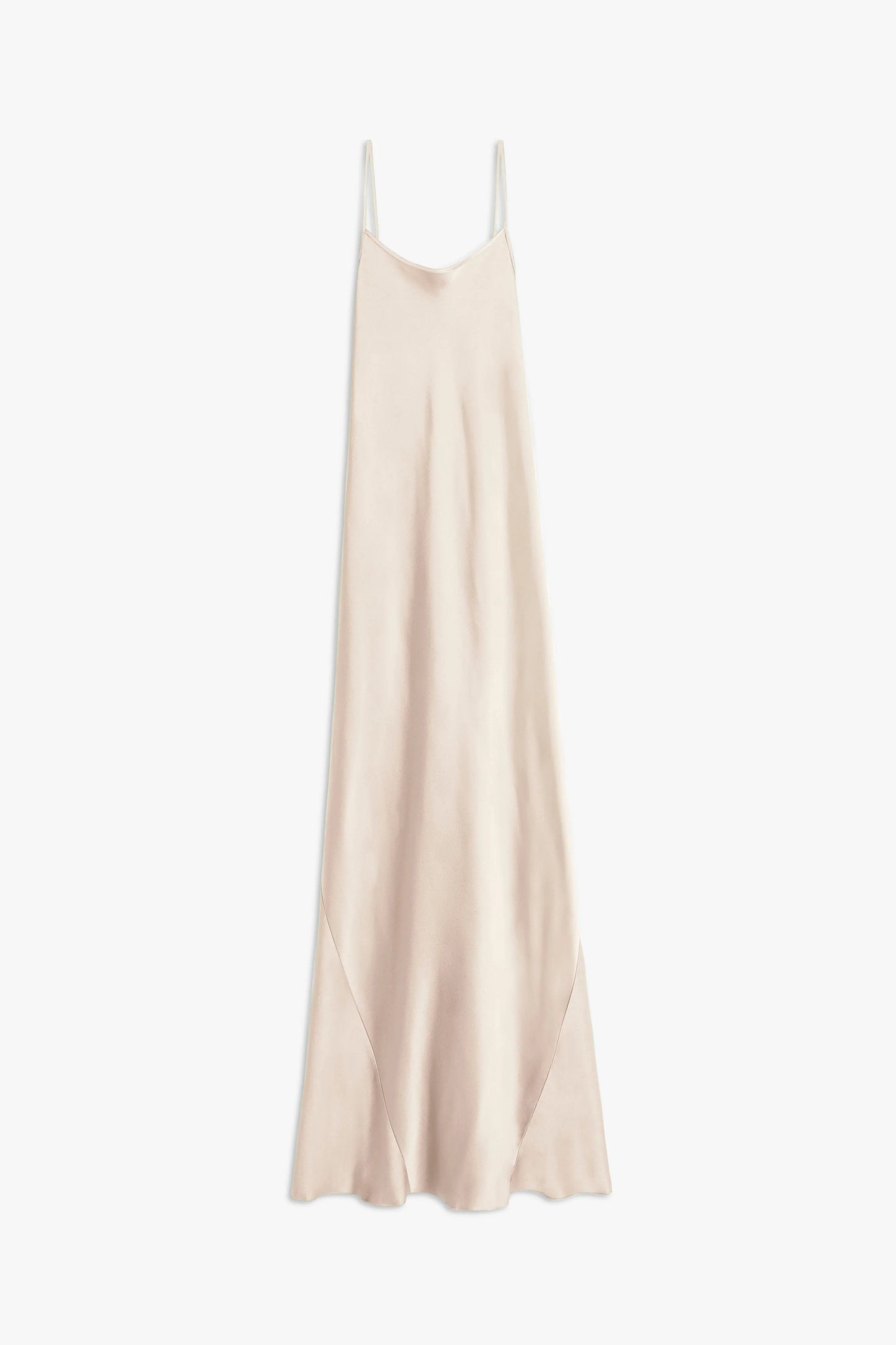 Floor-Length Cami Dress In Ivory