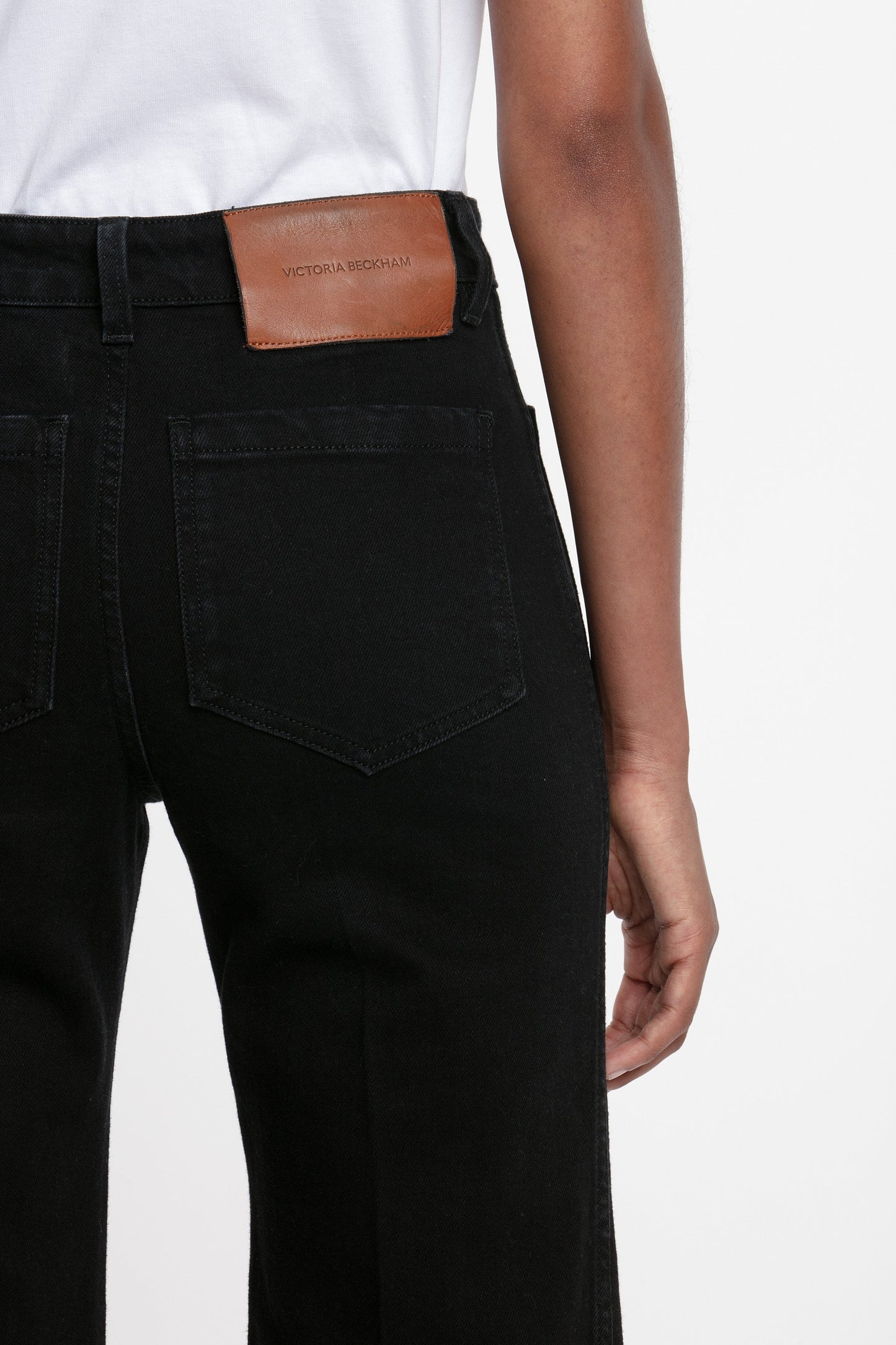 Alina High Waisted Long Jean In Washed Black