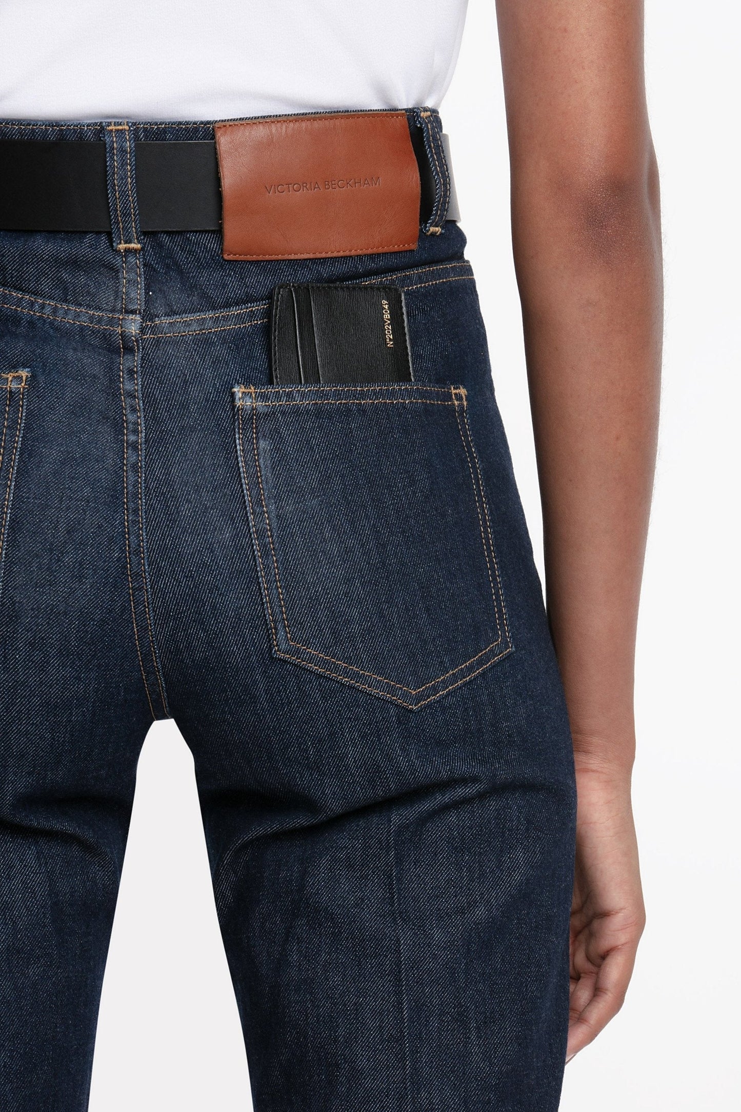 Victoria Card Holder In Black Leather