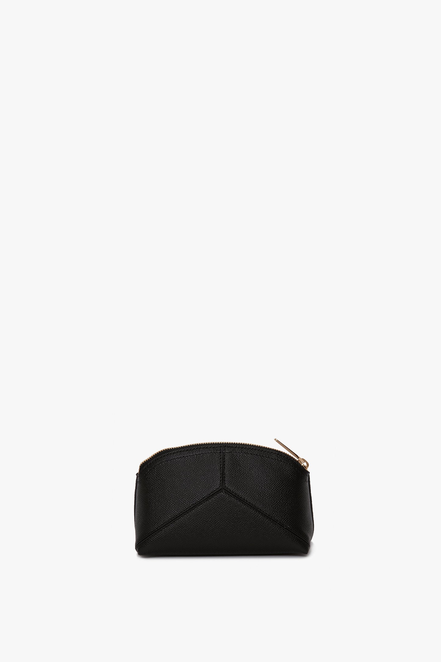 Victoria Mini Travel Pouch In Black Leather