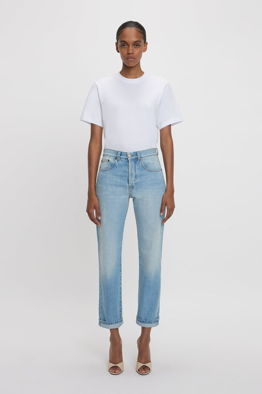 Victoria Relaxed Jean In Light Blue Wash
