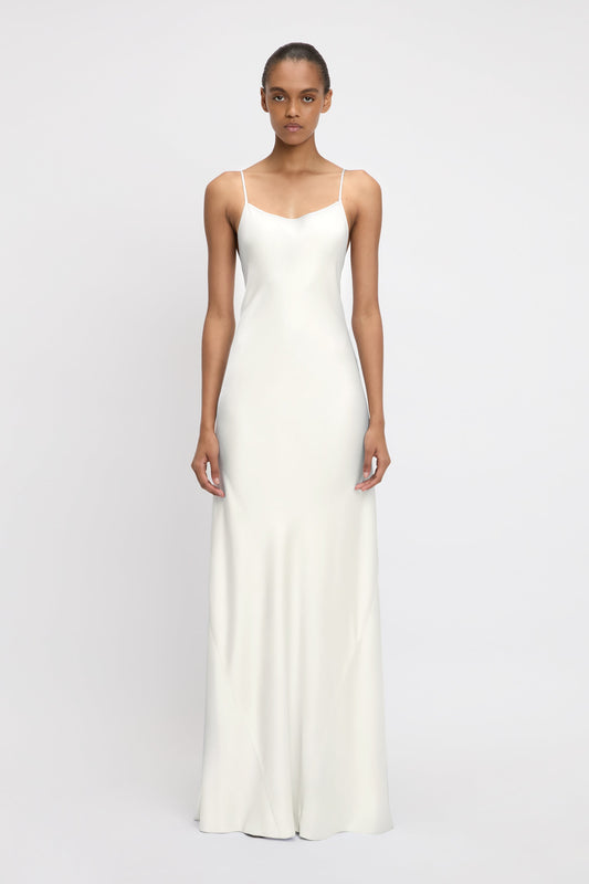 Cami Floor-Length Dress In Ivory
