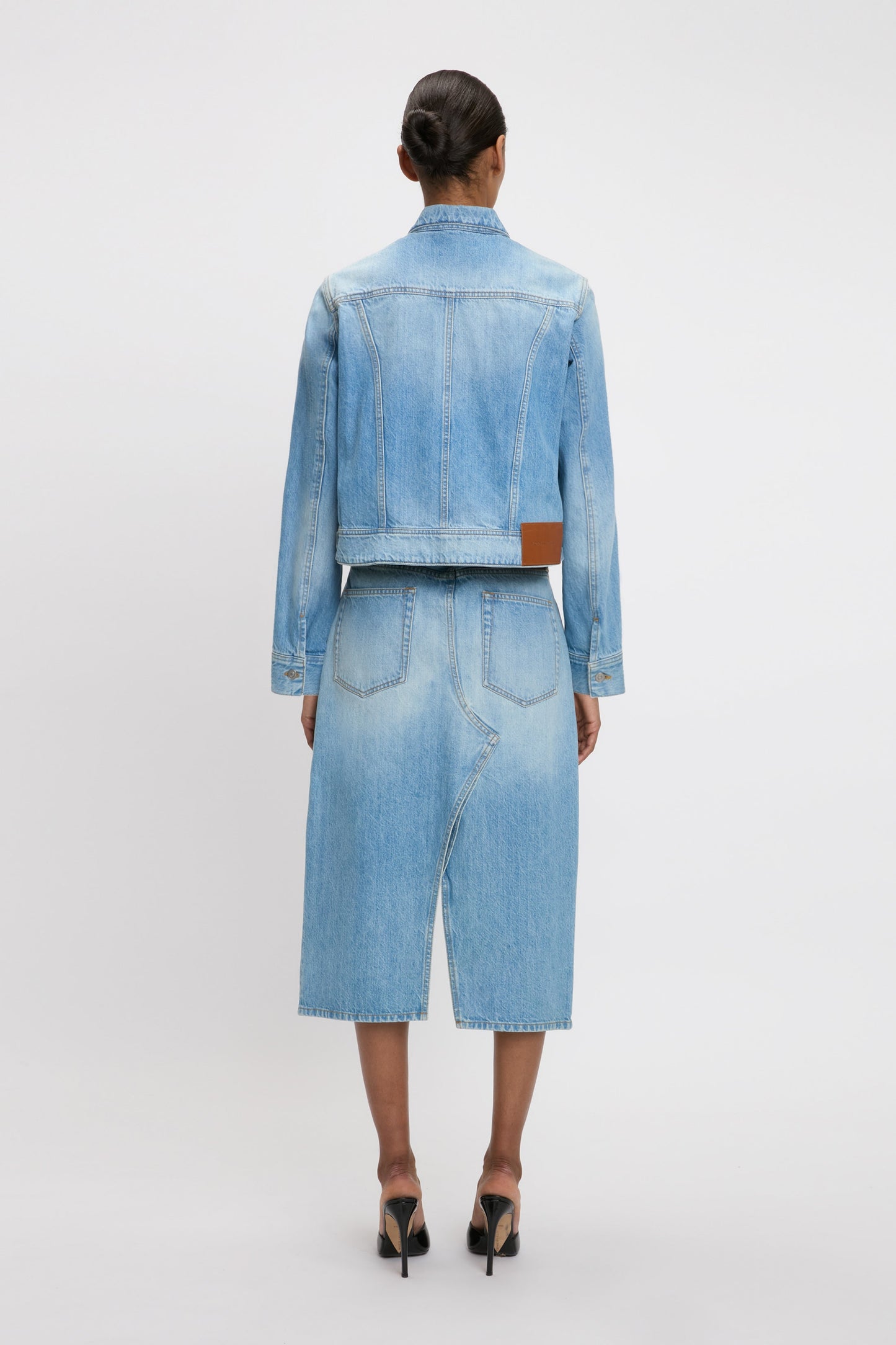 Denim Jacket In Light Blue Wash