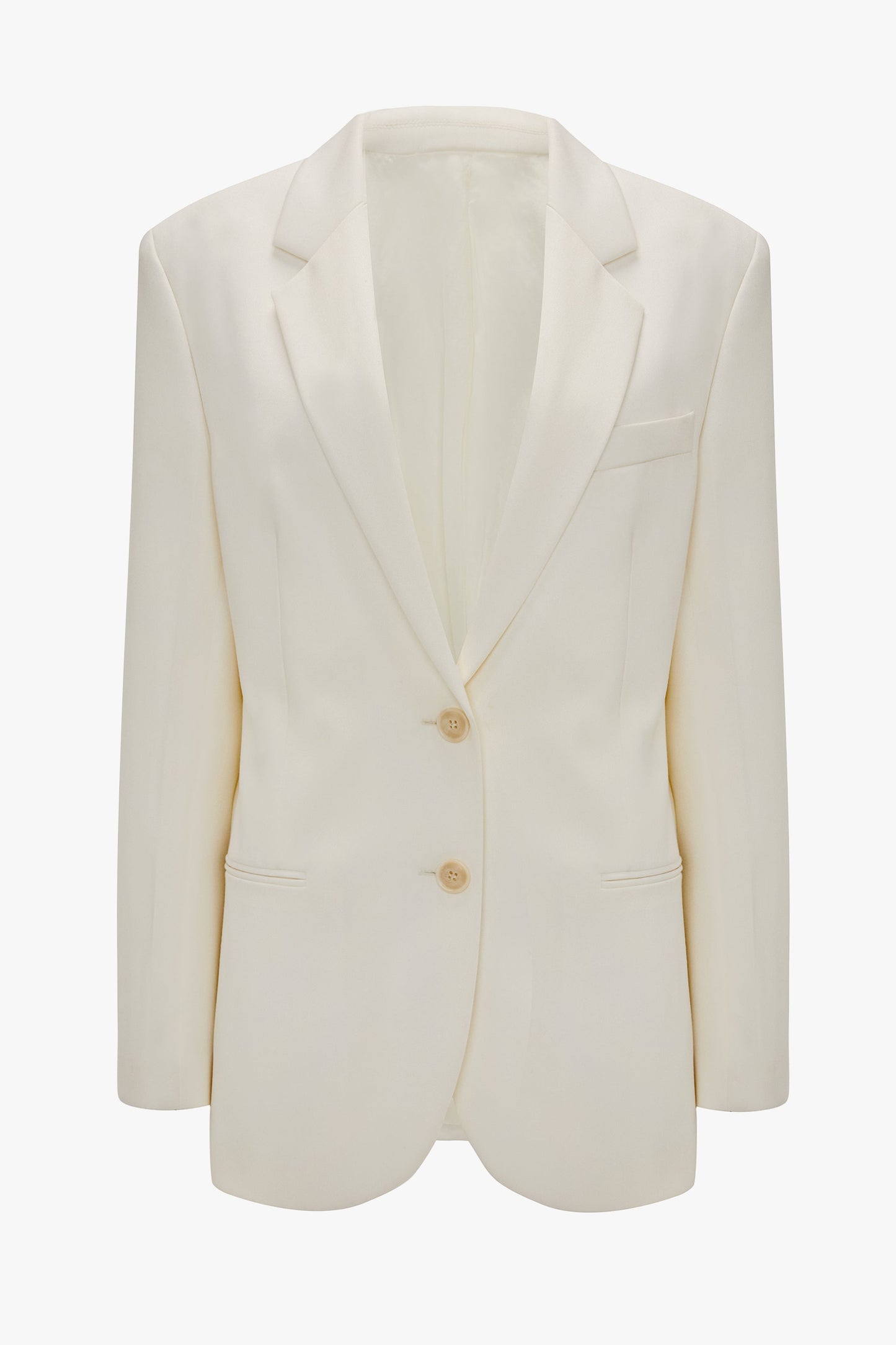 Classic Tailored Jacket In Ivory