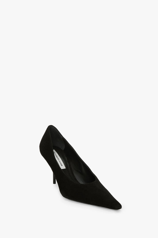 Sloan Stiletto Pump In Black Suede