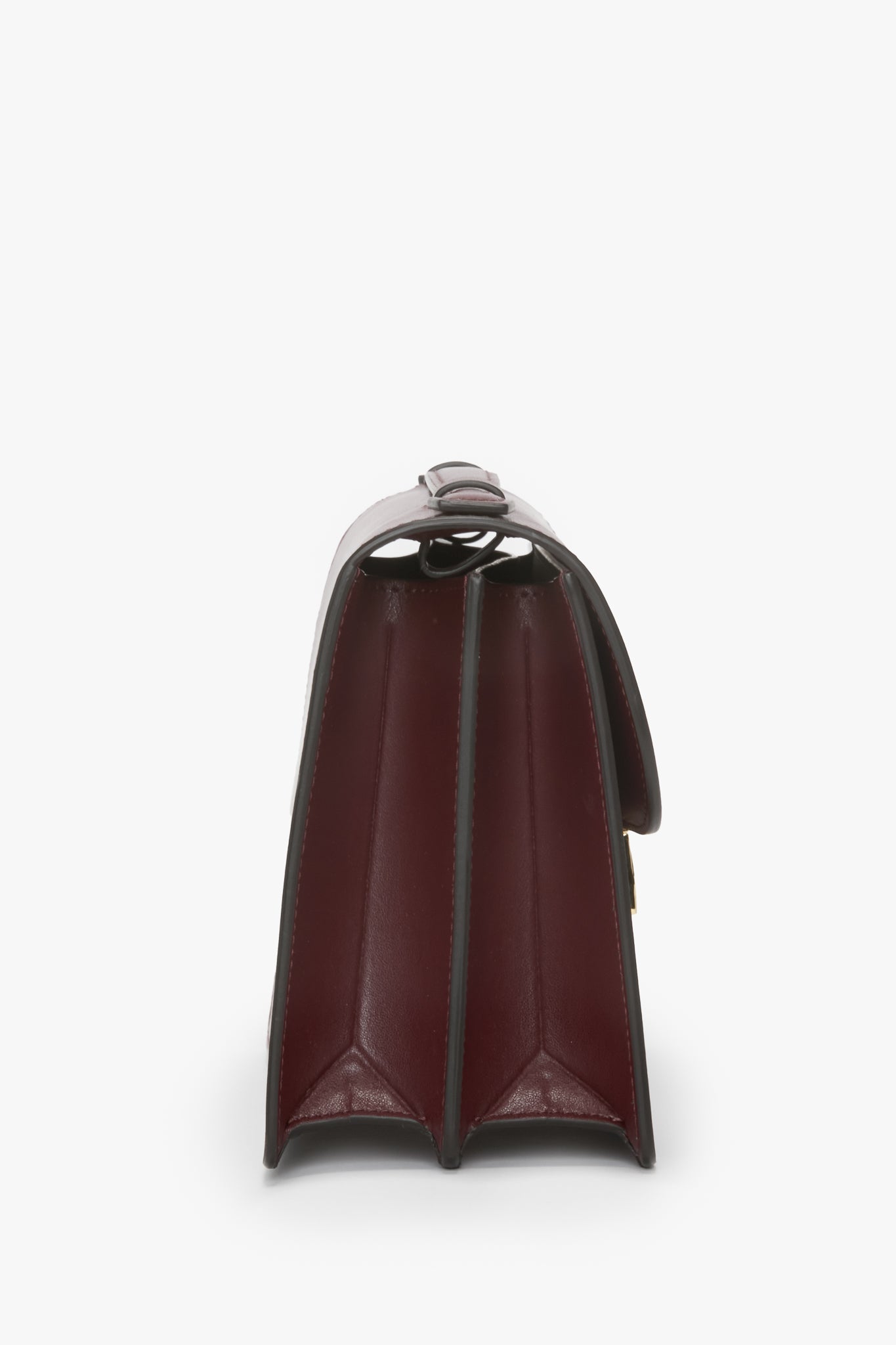 Dorian Bag In Burgundy Smooth Leather