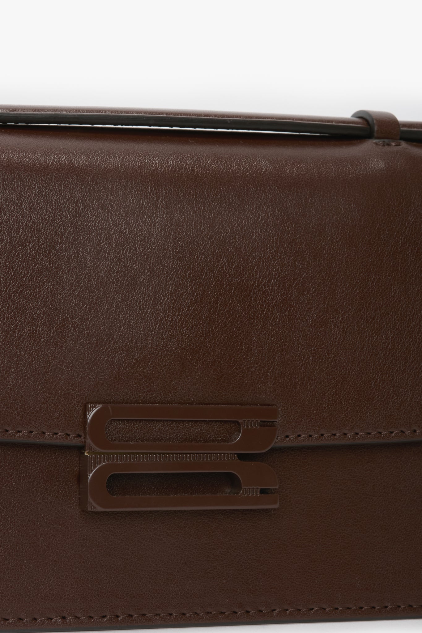 Tonal Mini Dorian Bag In Dark Brown Smooth Leather