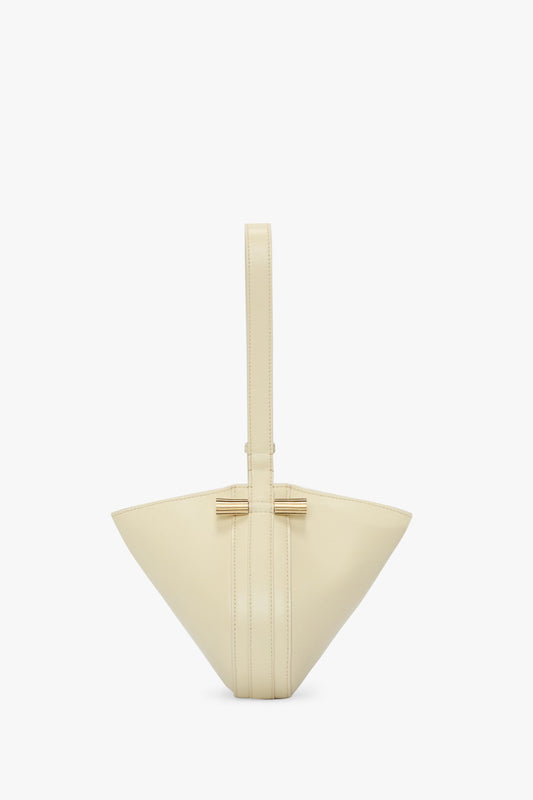 Mini Dia Pouch In Ivory Smooth Leather