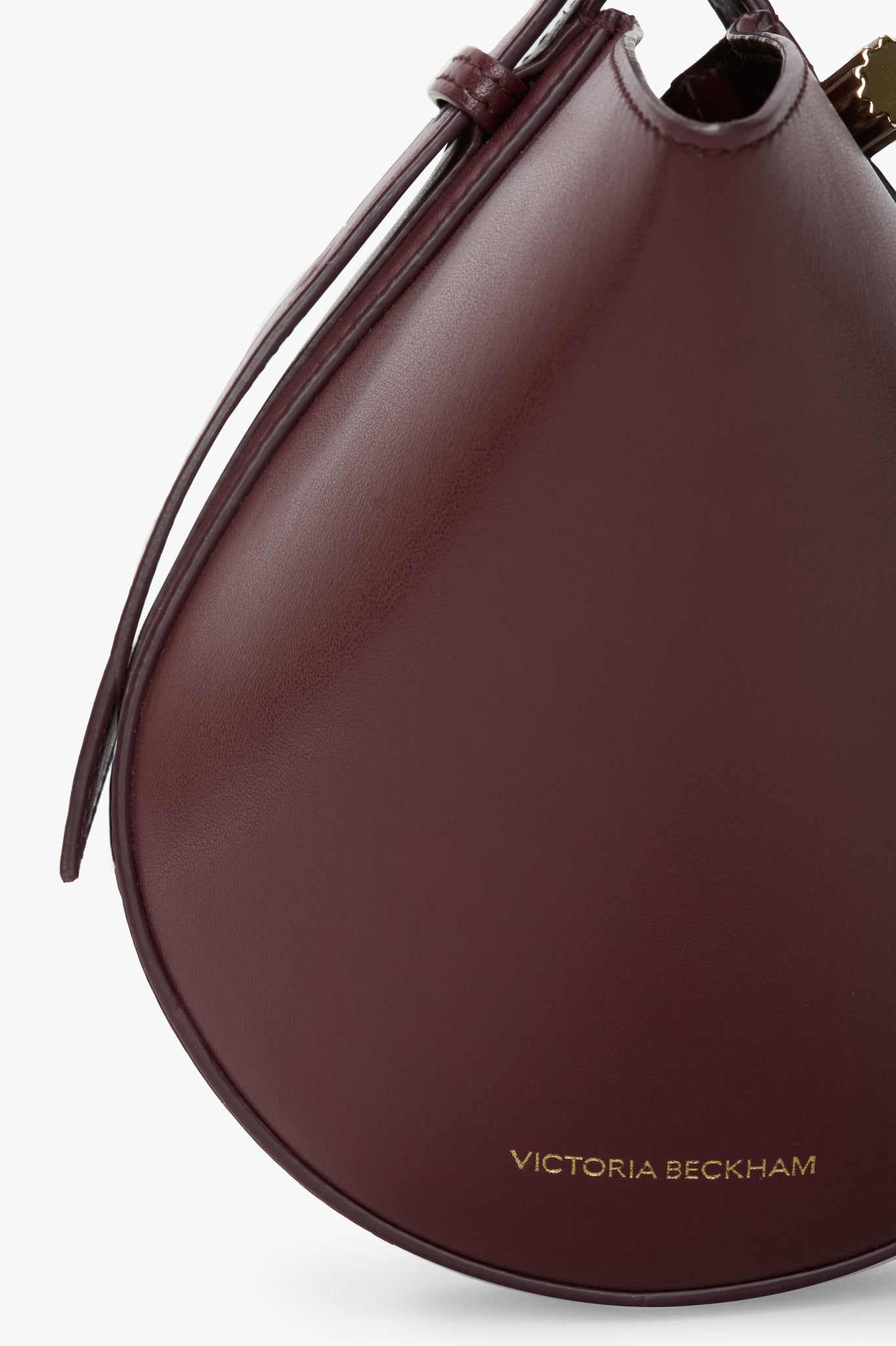 Mini Dia Pouch In Burgundy Smooth Leather