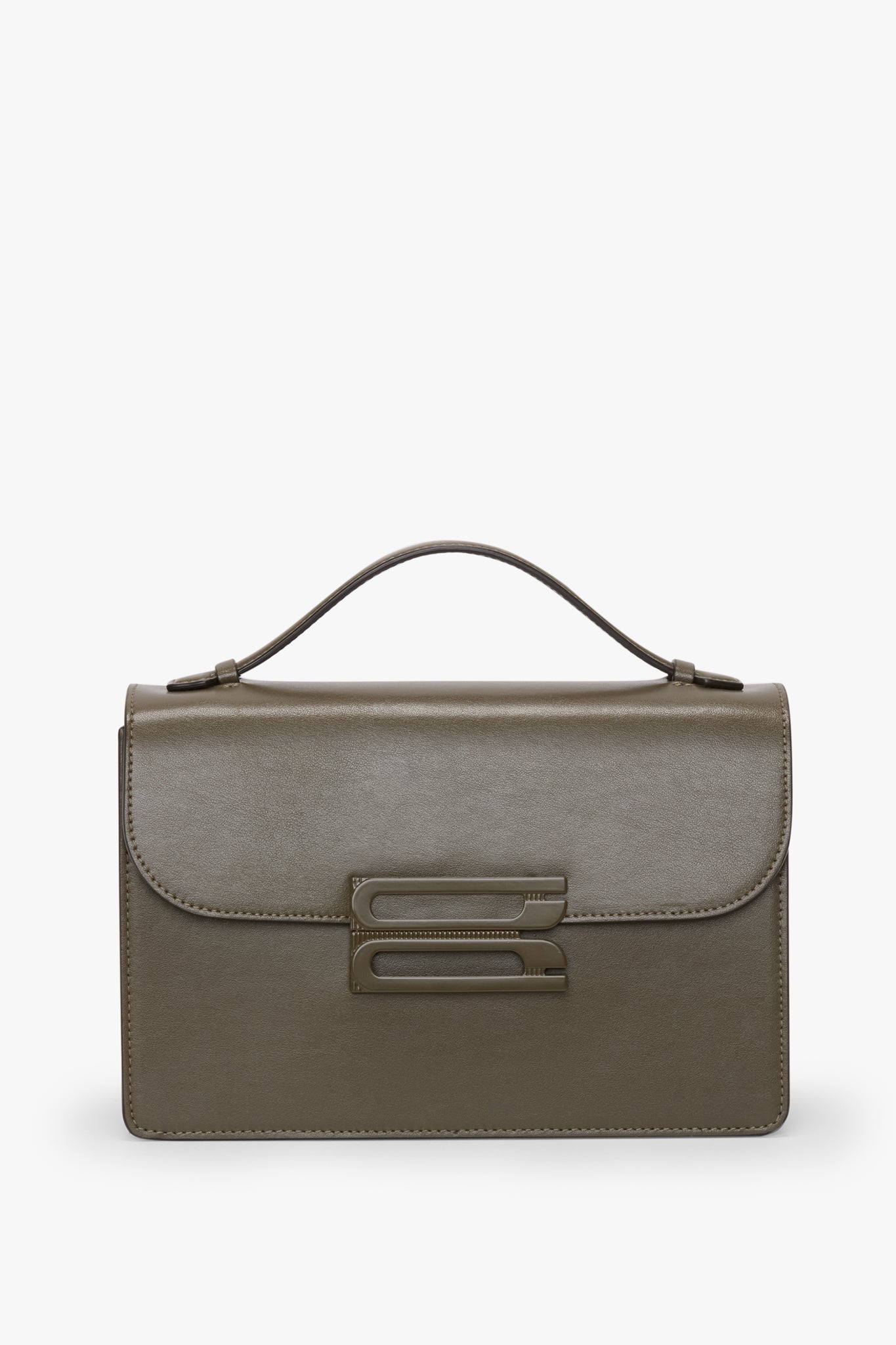 Tonal Dorian Bag In Dark Khaki Smooth Leather