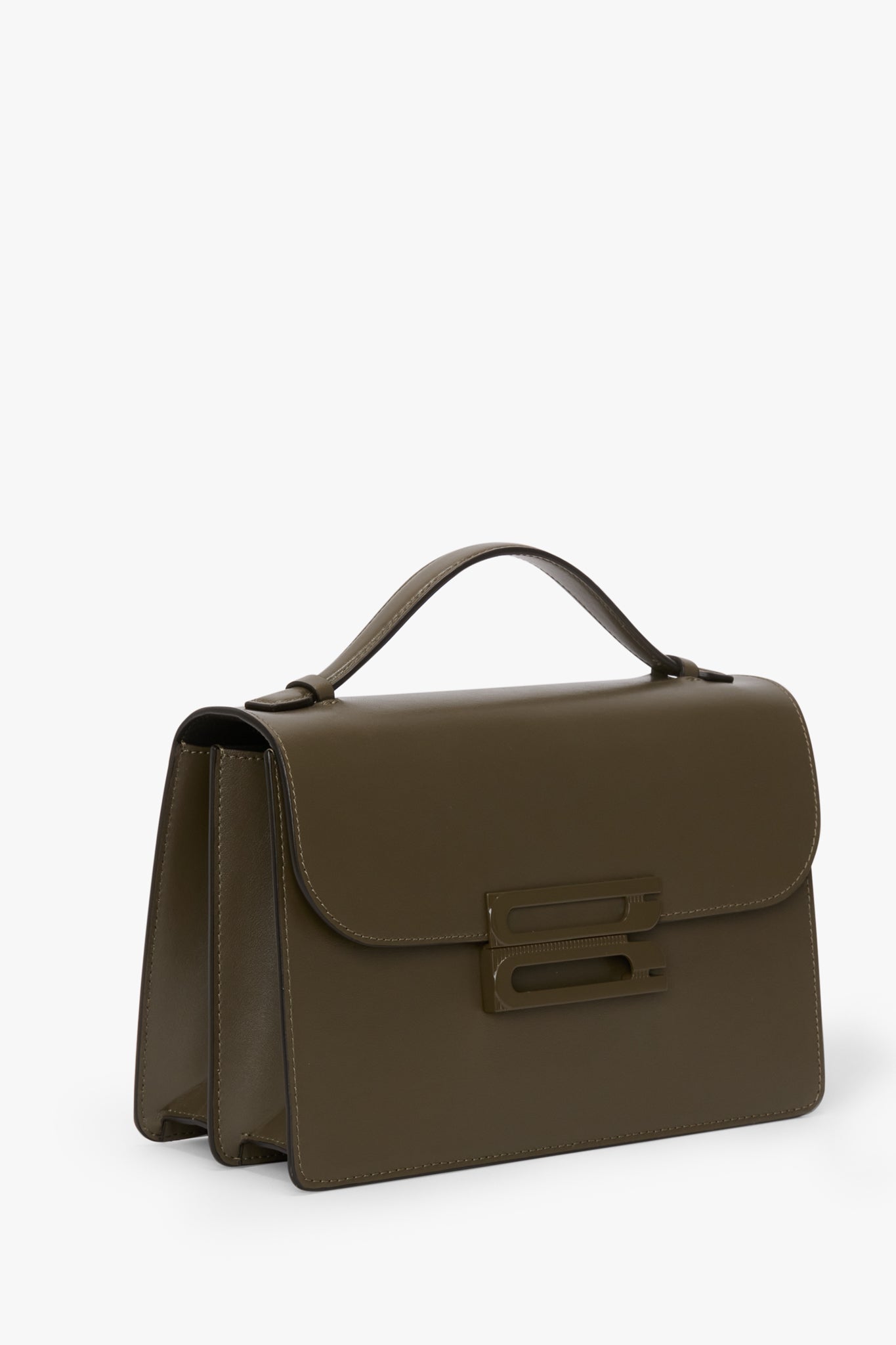Tonal Dorian Bag In Dark Khaki Smooth Leather