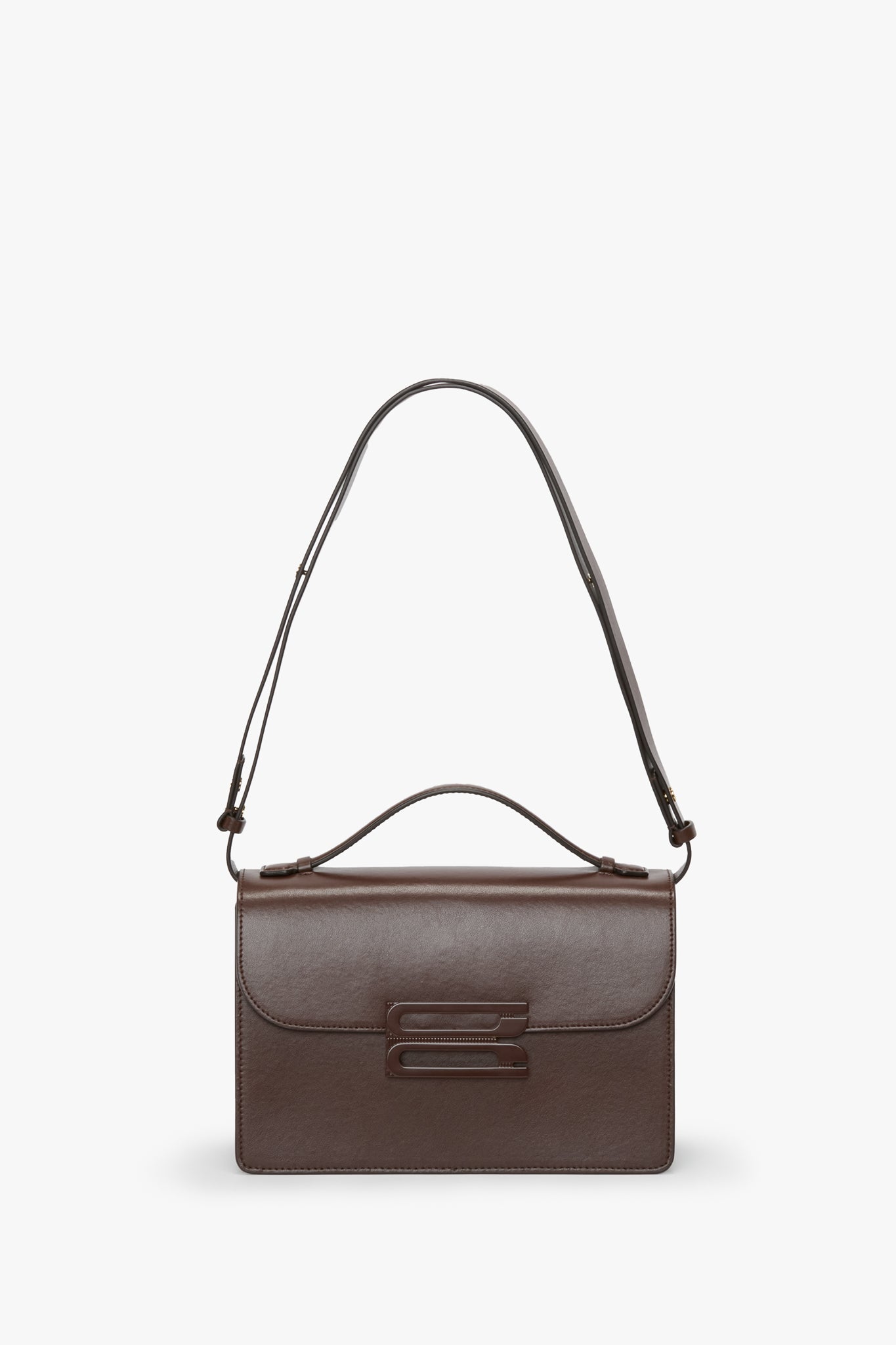 Tonal Dorian Bag In Dark Brown Smooth Leather