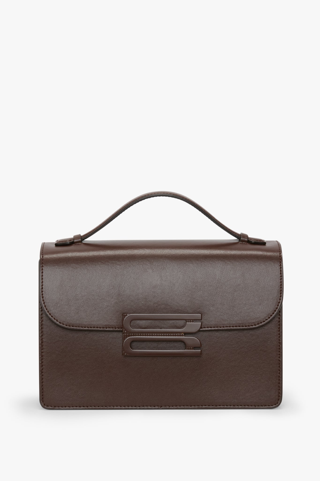 Tonal Dorian Bag In Dark Brown Smooth Leather