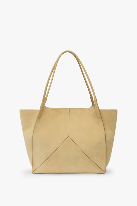 Large Victoria Tote In Sand Suede