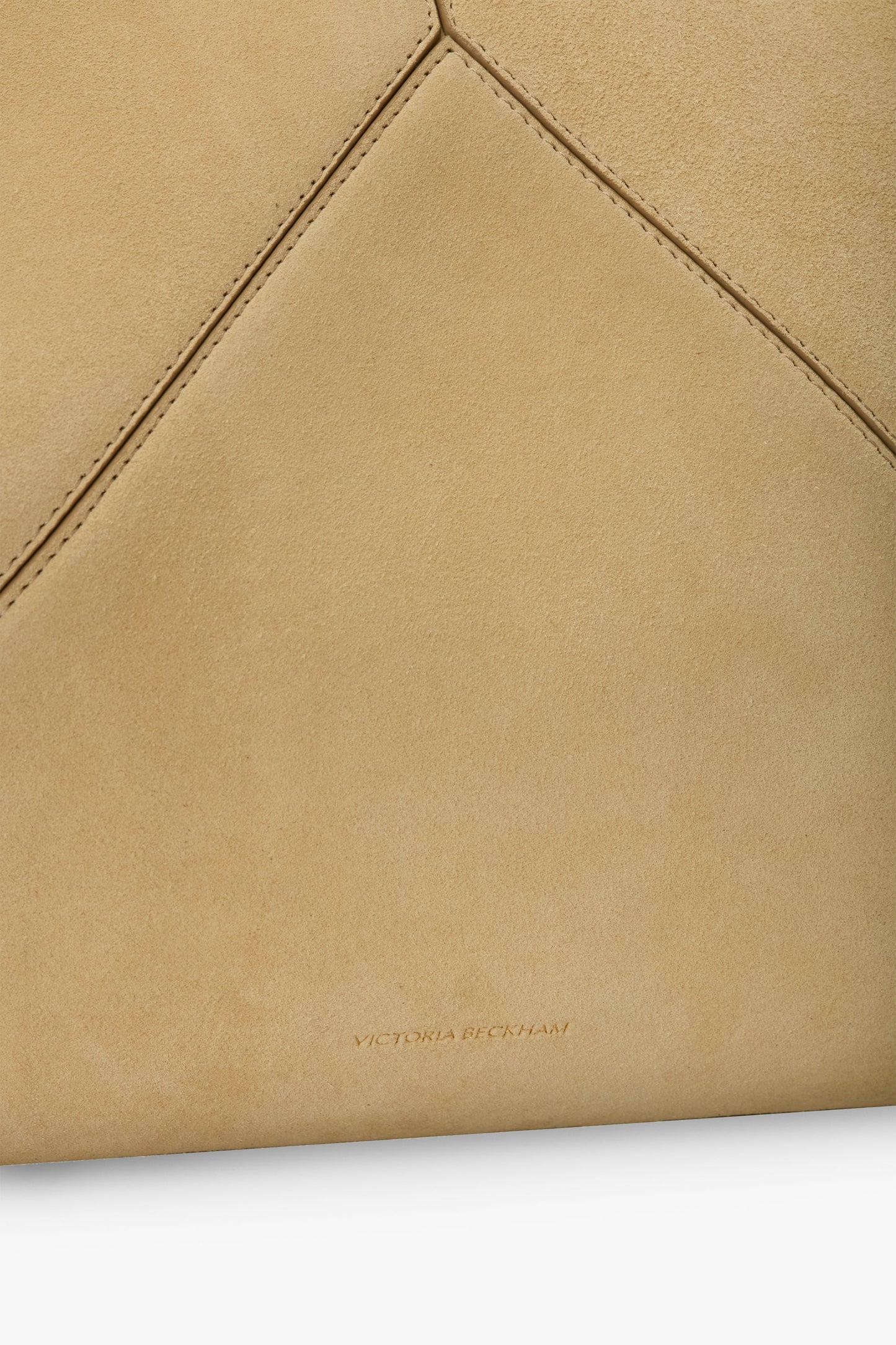 Large Victoria Tote In Sand Suede
