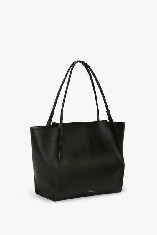 Large Victoria Tote In Black Soft Leather