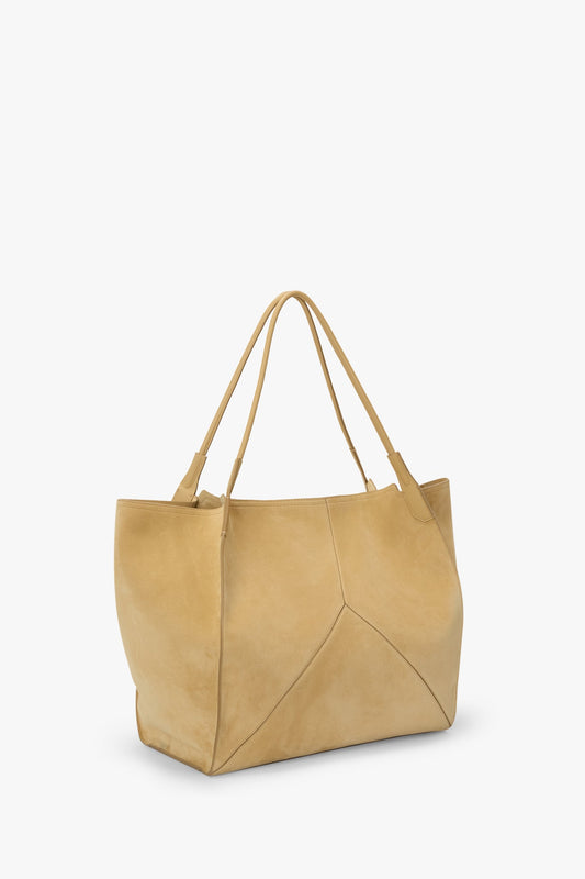 XL Victoria Tote In Sand Suede