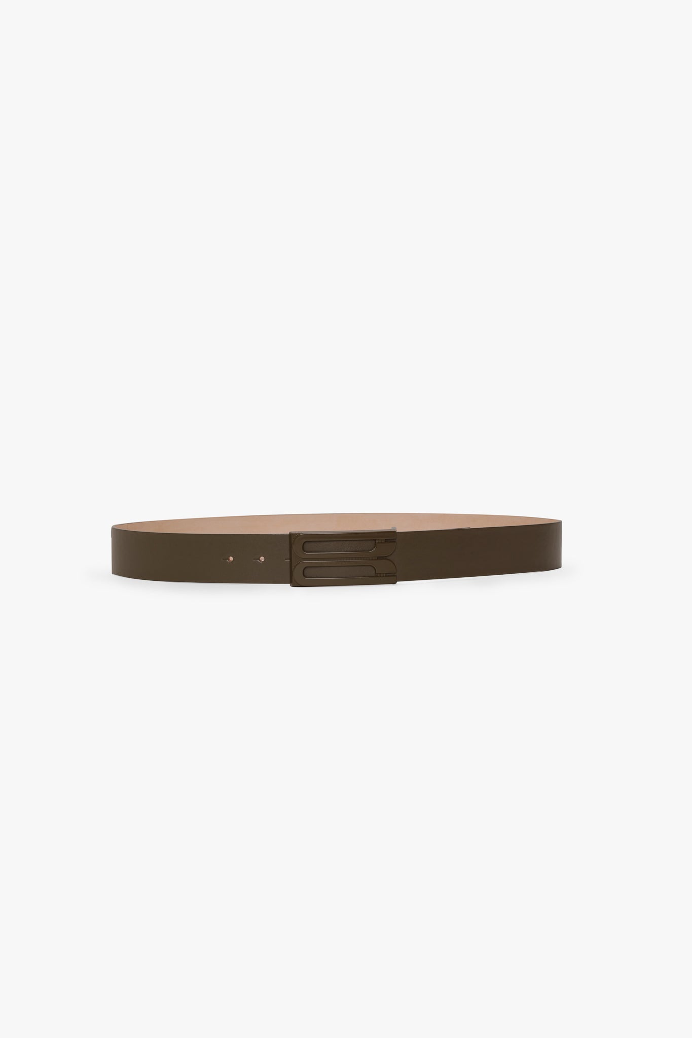 Tonal Jumbo Dorian Belt In Dark Khaki Smooth Leather