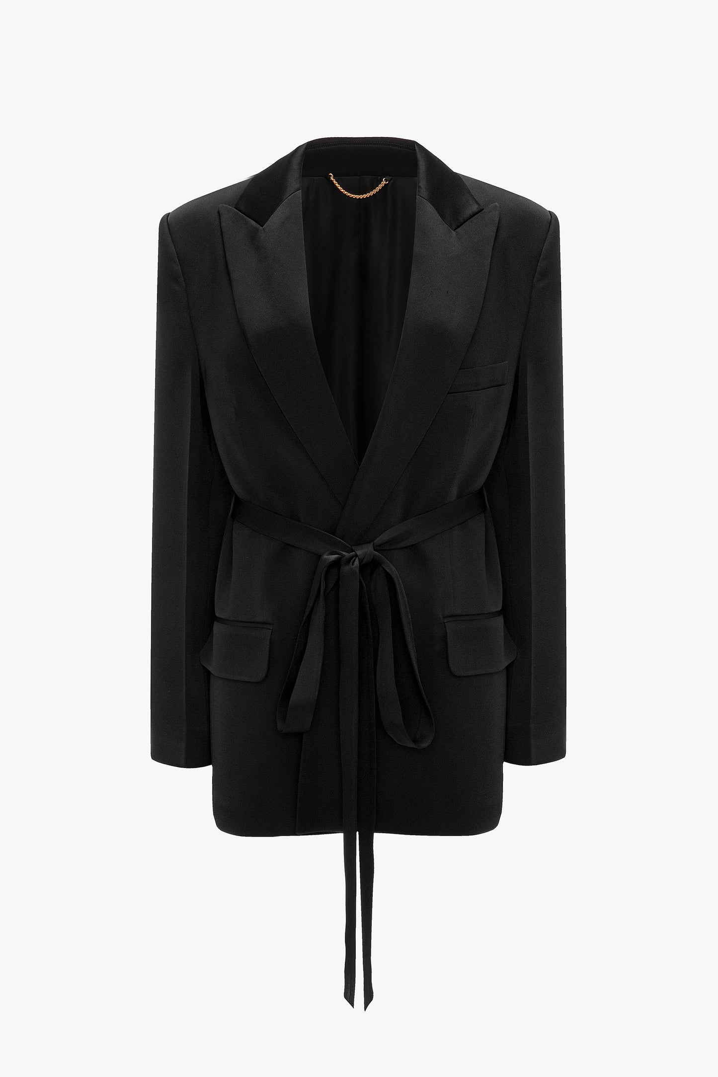 Belted Jacket In Black