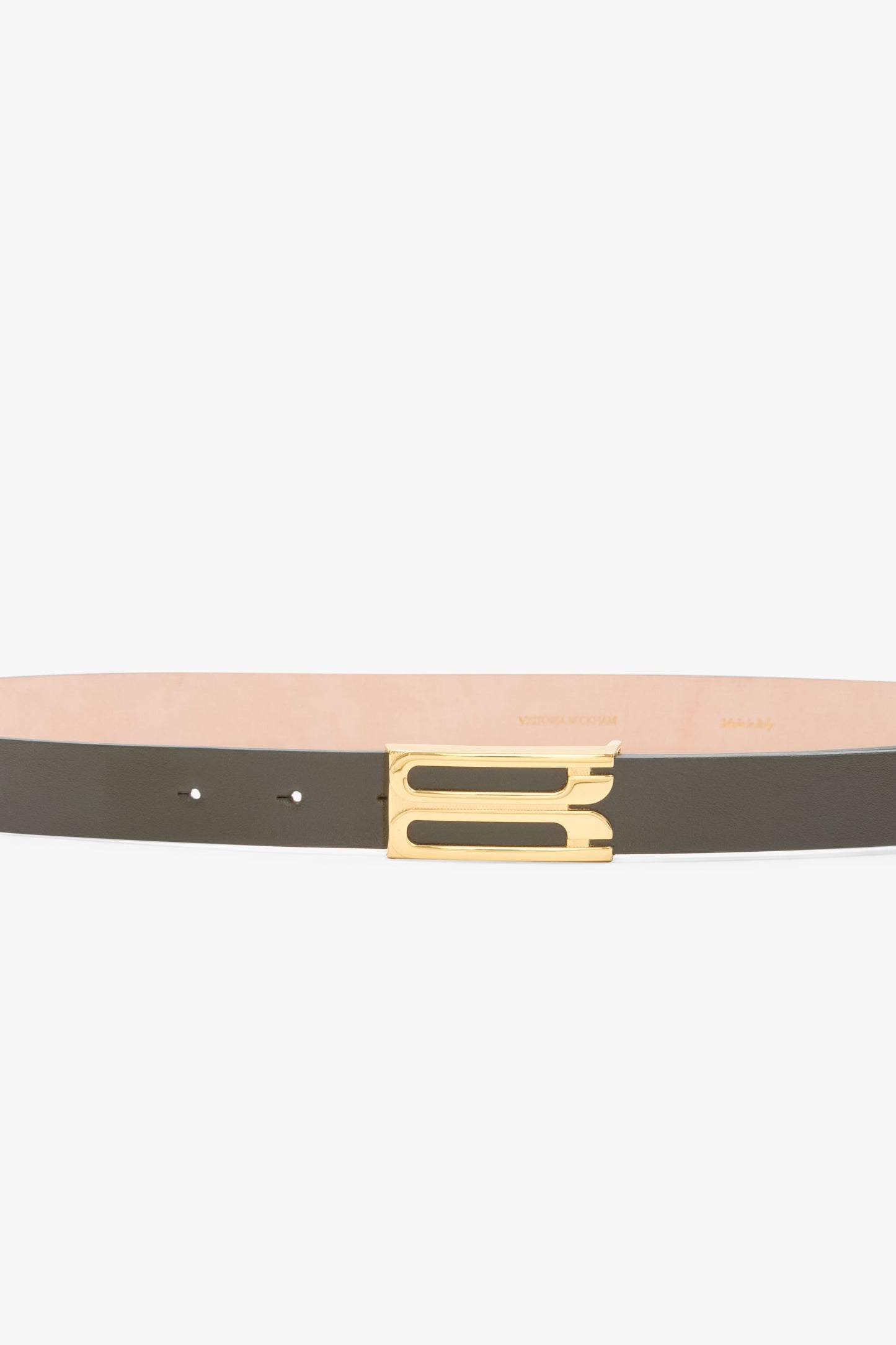 Dorian Belt In Dark Olive Smooth Leather