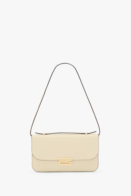 Dorian Pochette In Ivory Smooth Leather